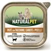 NaturalPet Cat Sterilized Patè Grain Free 100 gr Tacchino carote e piselli - 1° ORDINE? 20% di sconto SU BRAND ESCLUSIVI, codice BZR20