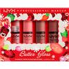 NYX Professional Makeup Butter Gloss Xmas 4x8 ml