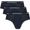 EMPORIO ARMANI Pack 3 slip in jersey stretch