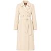 Max Mara Studio - Cappotto lungo in pura lana vergine con cintura
