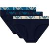 Emporio Armani - Set 3 Slip Monogramma Audace in Jersey con Logo