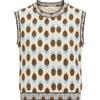 iBlues - Gilet in misto lana e mohair stampato