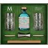 Mazzetti d'Altavilla Confezione Momento Creativo Gin con 2 Tumbler Tiki Jigger e set cannucce - Formato: 50 cl