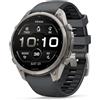 Garmin fēnix 9 Pro (47mm) - Titanio con cinturino in silicone Graphite/black