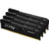 Kingston Technology FURY Beast 128GB 3200MT/s DDR4 CL16 DIMM (Kit da 4) Black