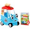 Little Tikes Let's Go Cozy Coupe - Camion dei gelati - Mini veicolo Push and Play adatto a qualsiasi superficie -Per bambini e bambine dai 3 anni in su.