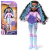 Unicorn Academy Spogliatoio Layla - bambola originale della popolare serie Netflix, 24 cm, con capelli veri, vestiti e accessori rimovibili, per bambini dai 4 anni in su