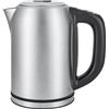 Amazon Basics Bollitore in acciaio inox con display digitale, sistema di controllo Strix, funzione di mantenimento del calore e controllo della temperatura, 1.7 l (spina europea), Argento