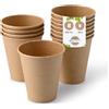 BIOZOYG Bicchieri di cartone 50 pezzi 250 ml / 10 oz, 90 mm - Bicchieri usa e getta per caffè - Bicchieri di cartone per bevande calde - Alternativa ai bicchieri di polistirolo, bicchieri di carta