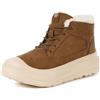 Dokela Stivali Uomo Donna Scarpe da Neve in Pelle Scamosciata Inverno Caldo Antiscivolo Impermeabile Stringate Snow Boots Outdoor