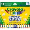 Crayola 12 PENNARELLI PUNTA MAXI SUPER LAVABILI