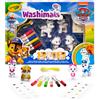 Crayola Washimals pets - paw patrol set attività 4 cuccioli con adesivi