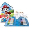 Paw Patrol Crayola - valigetta colori & adesivi paw patrol, set con pennarelli, pagine da colorare, adesivi, 45 pezzi, regalo creativo per bambini, da 5 anni