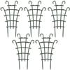 Generico Traliccio per piante | Pilastri di supporto per piante da 5 pezzi | Pali di supporto per piselli 15,5x5,5x25,5 cm | Per vasi da giardino all'aperto fiori vite pothos piselli peperoni
