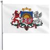 Generic Nautica Bandiera Coat Of Arms Of Latvia Resistente Alle Intemperie Bandiera Verticale Garden Robuste Decorazioni Da Esterno Per Estate Interni Casa 3X5 Ft