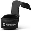 Harbinger Pro Lifting Grips | Cinghie di sollevamento premium | Presa e supporto per il polso migliorati | Materiale antiscivolo in poliuretano | Design specifico per destra/sinistra