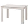 BellaHome Tavolo allungabile bellahome bianco lucido 120-160x80x76,2 cm