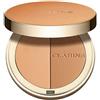 Clarins Ever Bronz 02 Medium Terra Abbronzante Protettiva Leggera Naturale 10 gr Compatto in Polvere