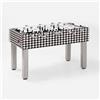 Garlando Calcio Balilla G-500 DESIGN e STYLE Pied de Poule GARLANDO con aste rientranti art. G500DSRCVL