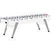 Garlando Calcio Balilla XXL PURE WHITE otto giocatori aste rientranti campo gioco lungo per interno GXXLBRLNO