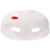 Heidrun 1911 Coperchio per Microonde, 30 cm, Trasparente/Rosso, 30 x 30 x 10 cm