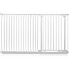 Safetots Cancelletto di Sicurezza Elite Extra Alto, 171cm - 180cm, Bianco Opaco, Extra Alto con 96.8cm di Altezza, Cancelletto di Sicurezza a Pressione per Scale, Barriera di Sicurezza