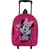 Bagtrotter Disney Minnie Rosa Zaino ruote 31cm.