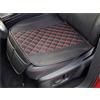 BREMER SITZBEZÜGE 1 coprisedile per BMW X4 G02 con cuciture nere/rosse (OT402)