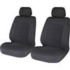 Sakura Coprisedili anteriori Sakura SS5401 per auto e furgoni, modello Hampton, confezione da 1 paio, colore nero