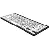 Logickeyboard Tastiera LogicKeyboard XL-Stampa nero su bianco DE (Mac/BT) (LKB-LPBW-BTON-DE)