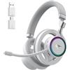 Havit Fuxi-H8 - wired/wireless gaming headphones (white)