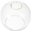 Alipis Vetro Trasparente Paralume per Lampada a Sospensione E27 Doppio | Sfera Rotonda, Installazione Semplice e Sostituzione Rapida, Stile Moderno Elegante, per Apparecchi Base E27