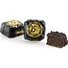 Venchi - Cubotto Chocoviar 75% - Cioccolatini ripieni di Cuor di Cacao con Cioccolato Extra Fondente e granella - Confezione da 1 kg - Vegano - Senza Glutine