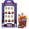 dekora - Halloween Decorazioni di Zucchero - Zucche, Fantasmi e Cappelli da Strega, Sprinkles per Torte, Dolci, e Biscotti