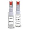 SD COLORS NERO 601 compatibile con FIAT New Touch Up Paint Pen Kit di riparazione 20 ML GRAFFI SPAZZOLA COLORE CODE 601 NERO (VERNICI+LACQUER)