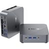 CTONE M2 Mini-PC, Core i9-13900HK (14 core/20 thread, fino a 5.4 GHz), 32 GB RAM + 1 TB SSD PCIe 4.0 | Iris Xe 96 EU | WiFi 6E | BT 5.2 | LAN 2.5 GbE | Supporto Triple Display | 8K per Ufficio/Casa