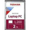 Toshiba L200 (2 TB, 2.5"), Disco rigido