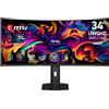 MSI MAG 341CQP QD-OLED X28 (3440 x 1440 pixel, 34"), Monitor, Nero