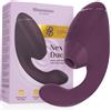 WOMANIZER Stimolatore Doppio Clitoride E Punto G Next Duo 3D Pleasure Air Viola Scuro Silicone - Womanizer