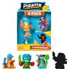 PIRATIX ADVENTURE WORLD PIRATIX Golden Treasure Series - Confezione da 4 pezzi con 4 Piratix (1 sorpresa) e 4 accessori. Confezione da 3 su 4