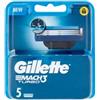 Gillette Mach3 Turbo 5 Lamette Per Rasoio Manuale