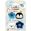 Invisibobble Kids Clipstar Polar World - 4 Pinze Per Capelli