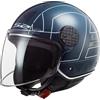 LS2, Casco jet moto Sphere lux linus cobalt, S