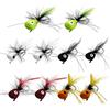 Generic Esche per popper da pesca a mosca - esche per la mosca popper di basso per pesca a, galleggianti con acqua top -fattina a mano | Esche resistenti, in schiuma, set di
