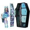 Monster High - Playset Segreti da Brivido Colori Mostruosi Lagoona Blue, set con bambola, abiti e armadietto, 21+ accessori, giocattolo per bambini, 4+ anni, HNF77