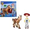 Mattel Disney e Pixar Toy Story 5 Jessie Parlante e Bullseye | Confezione da 2 personaggi alti 18 cm, articolazioni mobili, cappello da cowboy rimovibile, JKV21