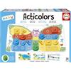 Educa - Acticolors | Gioco Educativo Chiodini per Impilare e Riconoscere Colori e Forme | Gioco Montessori Bambini dai 2 anni (20169)