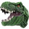 Generico Marionetta A Mano Con Dinosauro, Pupazzo Mano t rex In gommas Vinilica | Burattino Dinosauro Realistico 19x16 Cm, Bocca Flessibile E Denti Morbidi, Per Storytelling Scuola Compleanno