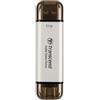 Transcend SSD esterno Transcend ESD310 1 TB USB Type-A / Type-C Argento [TS1TESD310S]