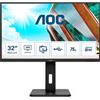 AOC P2 U32P2 Monitor PC 80 cm (31.5") 3840 x 2160 Pixel 4K Ultra HD LED Nero